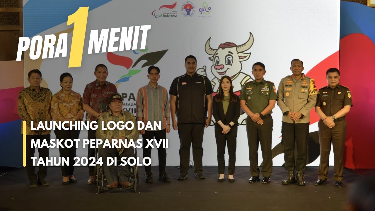 Launching Logo dan Maskot Peparnas XVII Tahun 2024 di Solo