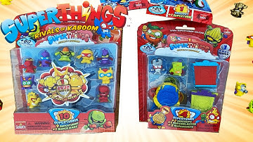 SUPERTHINGS RIVALS OF KABOOM! Series 1 US Release! Mini Superzings + Hideouts UNBOXING SKIT!