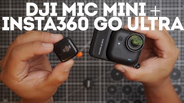 Connecting the @insta360 GO Ultra to the @DJI Mic Mini