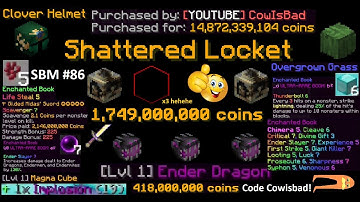 funny moments & RNG 🔥💯🥳💰(hypixel skyblock moments #86)