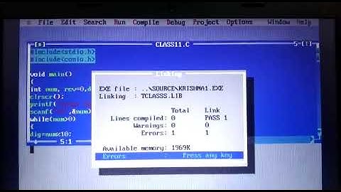 unable to open file$ tclasss. lab //linker error // tutorial of turbo c/c++