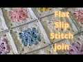 How to join your crochet squares with the Flat Slip Stitch join