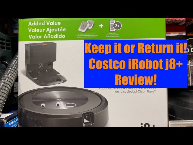 Costco iRobot Roomba J8+ Keep It or Return It! Set Up, Battery