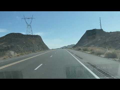 Lake Havasu City Arizona - Driving on HWY 95 South to HWY 95 North to I-40