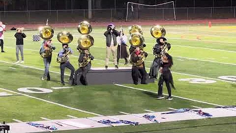 Montgomery High School Marching Band- Halloween performance, 10/31/25 (in costume)