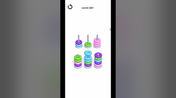 Hoop Stack Level 307 WalkThrough Solution Gameplay