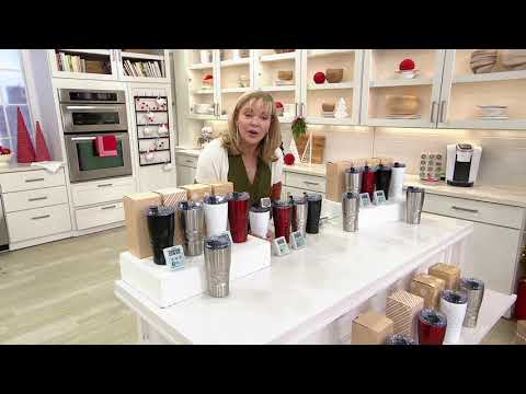 Primula Peak Set of 4 Insulated Tumblers on QVC 