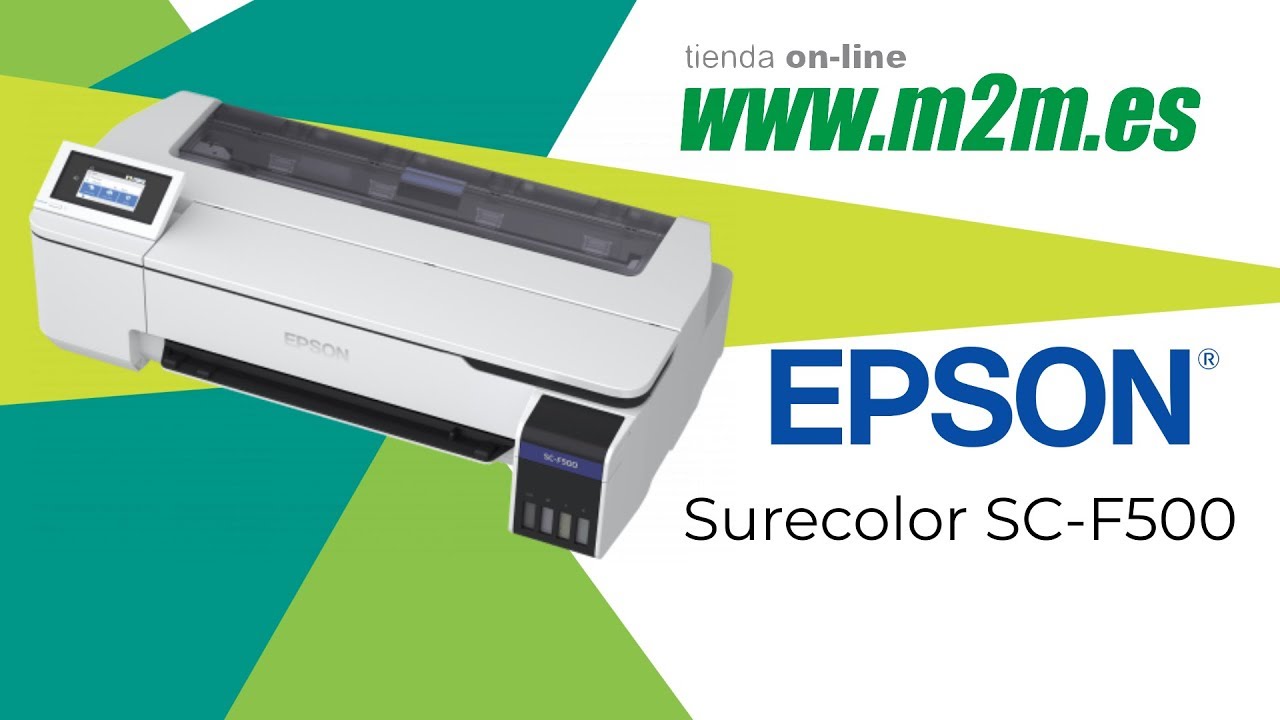Impresora de sublimación EPSON Surecolor SC-F500 - YouTube