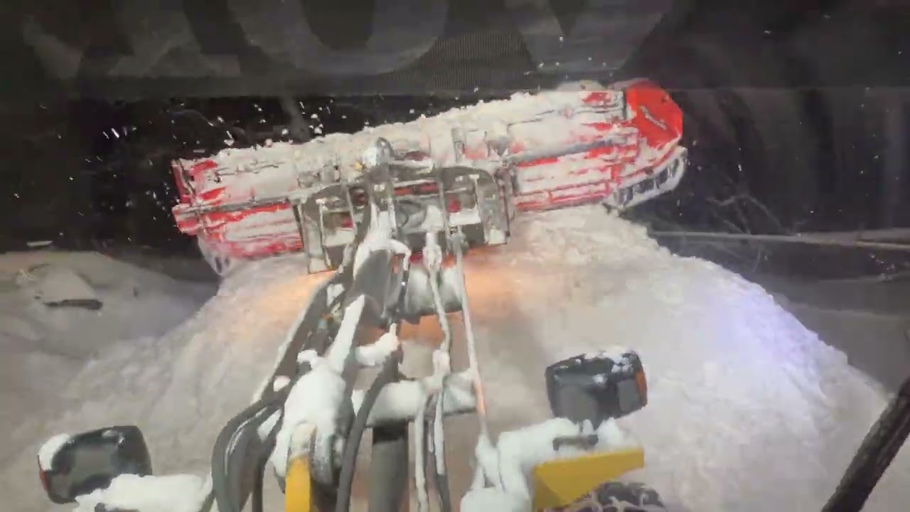 Volvo L20 and HLA SnowWing Plow: The Ultimate Snow Clearing Duo