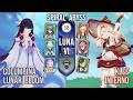 Columbina Lunar Bloom &amp; Klee Inferno | Spiral Abyss 6.5 / Luna VI | Genshin Impact