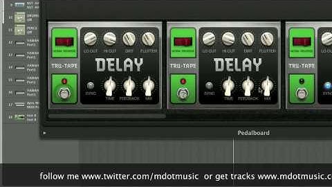 Logic Pro 9  Using the PedalBoard