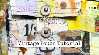 How To Make A Vintage-Style Pouch/Coin Envelope