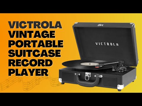Victrola Vintage Portable Suitcase Record Player