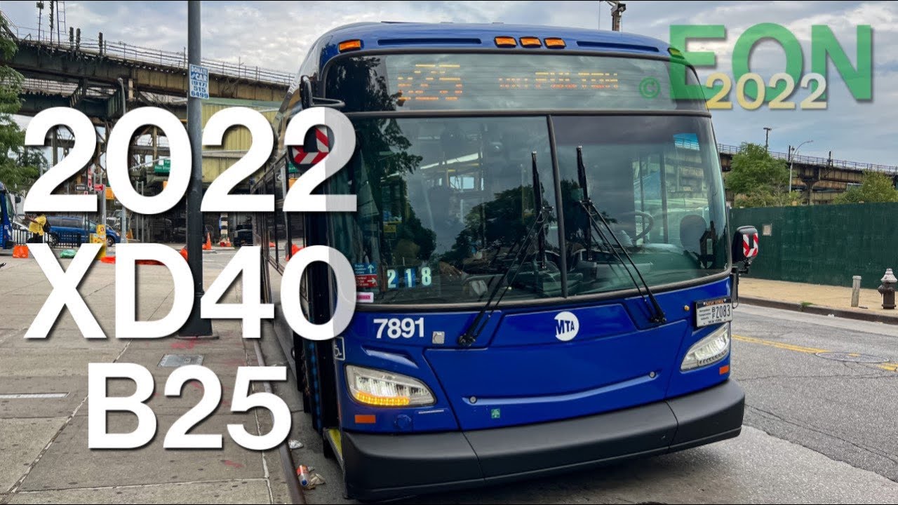 ⁴ᴷ MTA NYCT Brooklyn Buses: On Board 2022 New Flyer XD40 7891 on the B25
