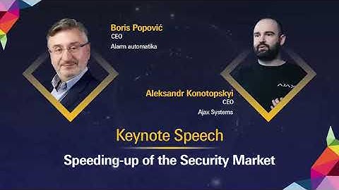 ADRIA SECURITY SUMMIT 2022 KEYNOTE : Speeding up of the Security Market