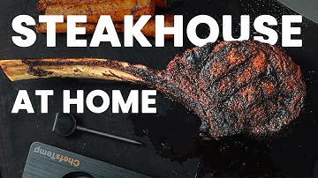 Tomahawk Steak on the Grill (Reverse Sear Method)
