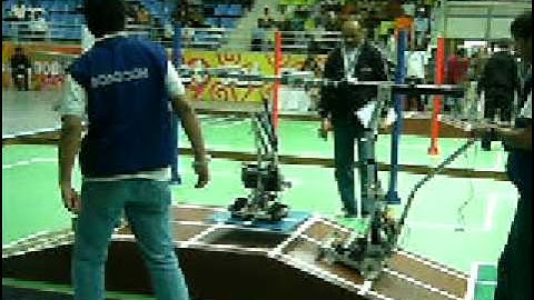 Robocon India 2009 Nirma vs VIT Super League Match 1...Nirma Wins