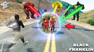 GTA 5 : Franklin & Avengers Army Save Ironman & Team From Black Franklin In GTA 5 ! (GTA 5 Mods)