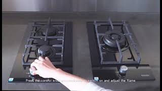 Baumatic BWK 1BL HK , BG2 1BL HK Gas Cooking Hob (Eng)