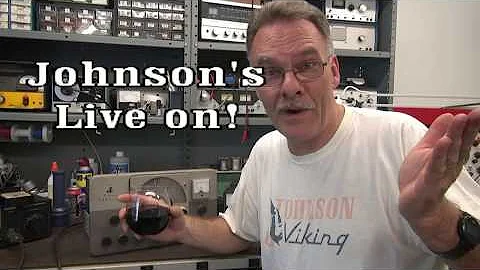 EF Johnson Ranger 2 6146 AM CW tube transmitter resurrection by D-lab