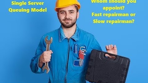 Queuing Theory | Single Server Model | (M/M/1):(FCFS/infinite/infinite) | Fast or Slow Repairman