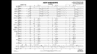 How Insensitive (Insensatez) by Antonio Carlos Jobim/arr. Paul Murtha