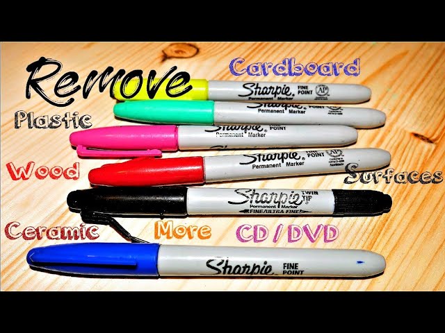 How to Remove Permanent Marker from any Surface