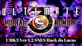 Testando a Hack do Ultimate Mortal Kombat 3 ver 1.2 do Lucas no Sd2Snes