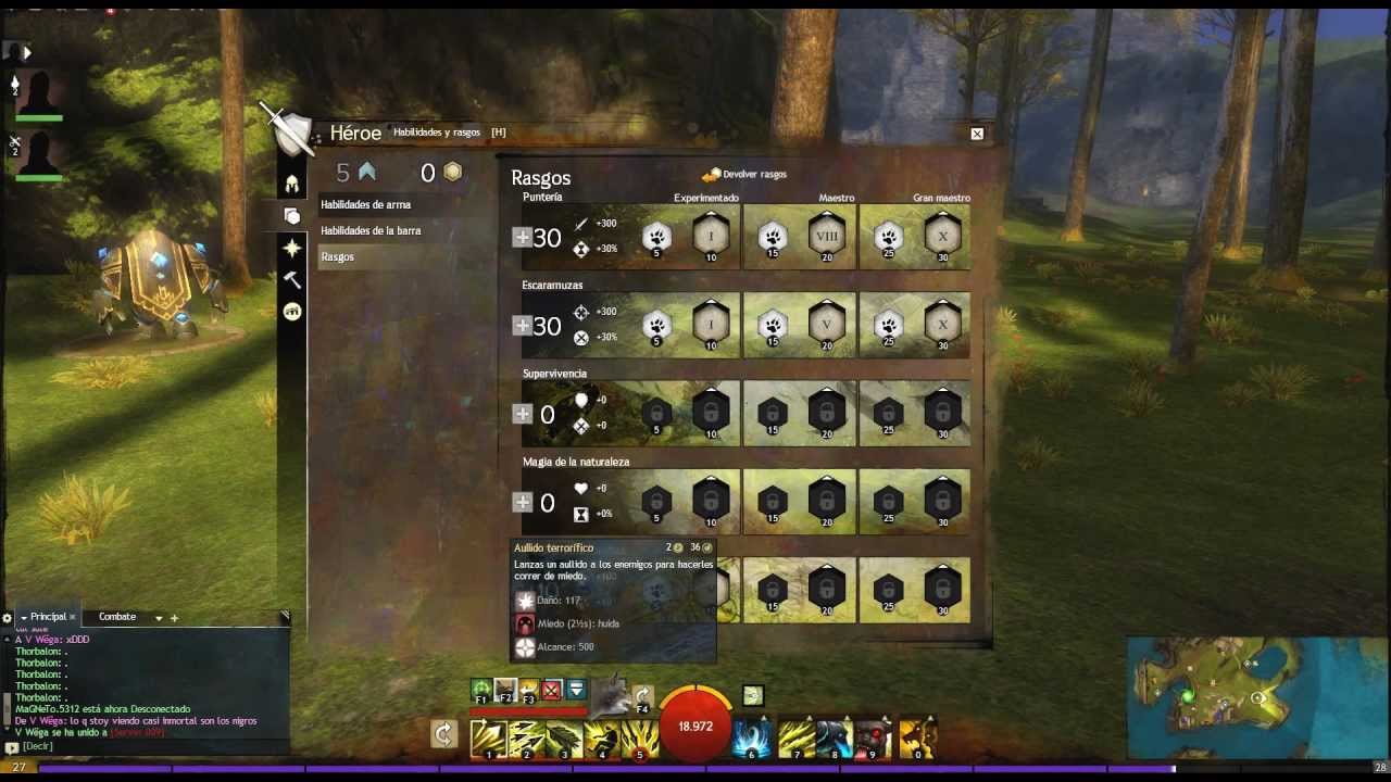 Guild Wars 2 Guía Guardabosques Criticos Arco largo Thorbalon