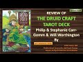 The druid craft tarot deck review philip  stephanie carrgomm  will worthington all cardsupdated