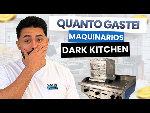 O preço REAL dos maquinários da minha Dark Kitchen