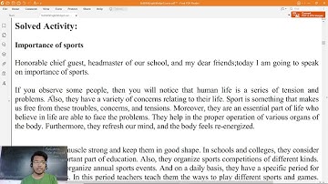 Bridge Course 10th English Competency  LO statement 2   Activity no 3