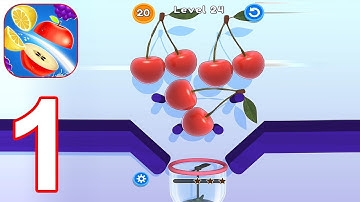 Good Slice - Gameplay Walkthrough Part 1 Levels 1-25 (Android, iOS)