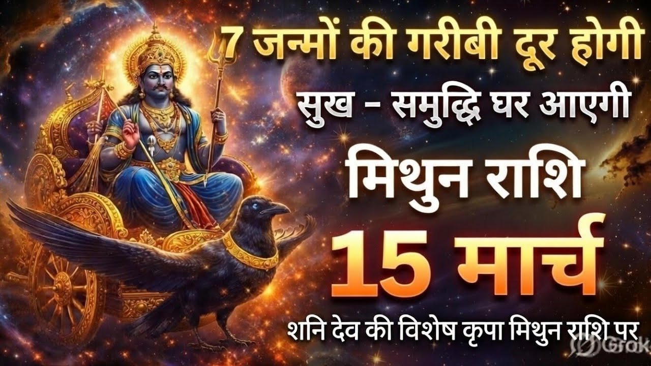 मिथुन राशि | शनि देव का बड़ा फैसला | अगले 7 जन्मों की गरीबी होगी खत्म | Mithun Rashi 2025 