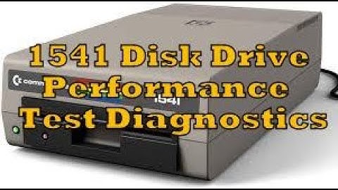 Commodore 64 1541 Disk Drive Performance Test Demo Program C64 C-64 - Dave Bradley - Episode 648