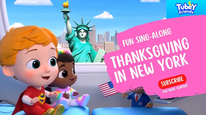 TubeYs Friends: Thanksgiving in New York🗽🇺🇸 | Kids Travel Song | Baby Shark Style Nursery Rhymes !!