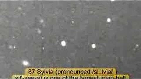 87 Sylvia an unusual asteroid