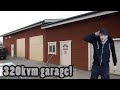 Visar upp garaget!