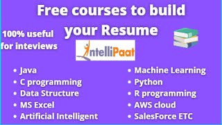 Free courses to build your Resume | Upgrade your skills in demanding sectors