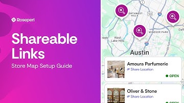 Enable Sharable Links on the Store Map