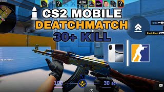 Lançamento do NOVO CS2 MOBILE (Counter Flame)... DEATCHMATCH 30+ KILL GAMEPLAY Guide