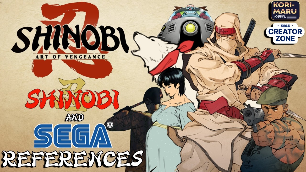 SHINOBI: Art of Vengeance - SHINOBI & SEGA References We Found So