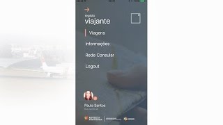 Aplicação Registo Viajante screenshot 1