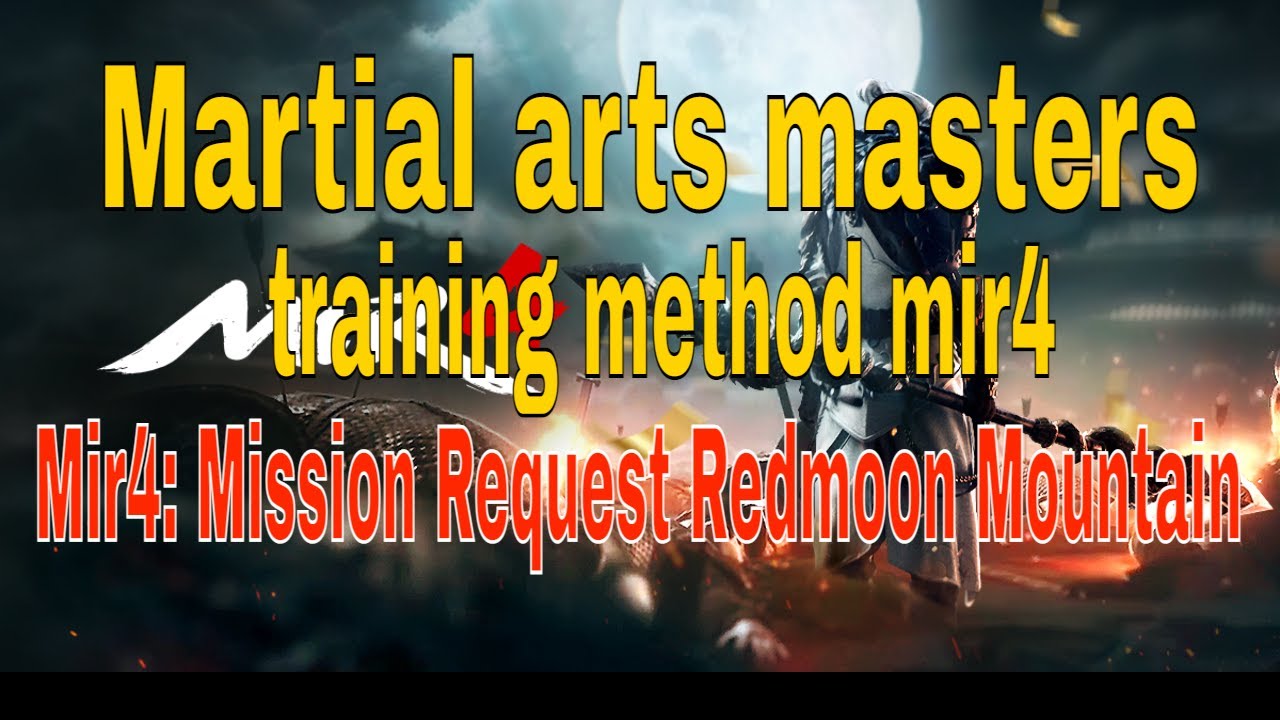 Mir4 Request Mission: Martial Arts Master's Training Method #mir4 #
