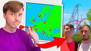 Throwing a Dart at a Map and Visiting the Nearest Theme Park!