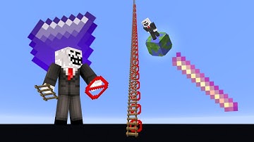 making floating ladders with barriers | HYPIXEL SKYBLOCK: UNPATCHED (dupe 2021)