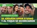 MATRIMONIOS FALLIDOS: Parejas que se enamoraron, se juraron amor eterno y al toque se divorciaron