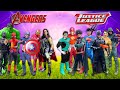 Avengers vs justice league  nerf battle