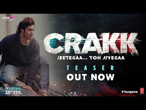 CRAKK: Jeetegaa Toh Jiyegaa (Official Teaser) | Vidyut Jammwal | Nora F | Aditya D | Arjun R,Amy J