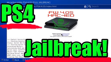 PS4 Jailbreak (4.05) - Mods Info! +Download